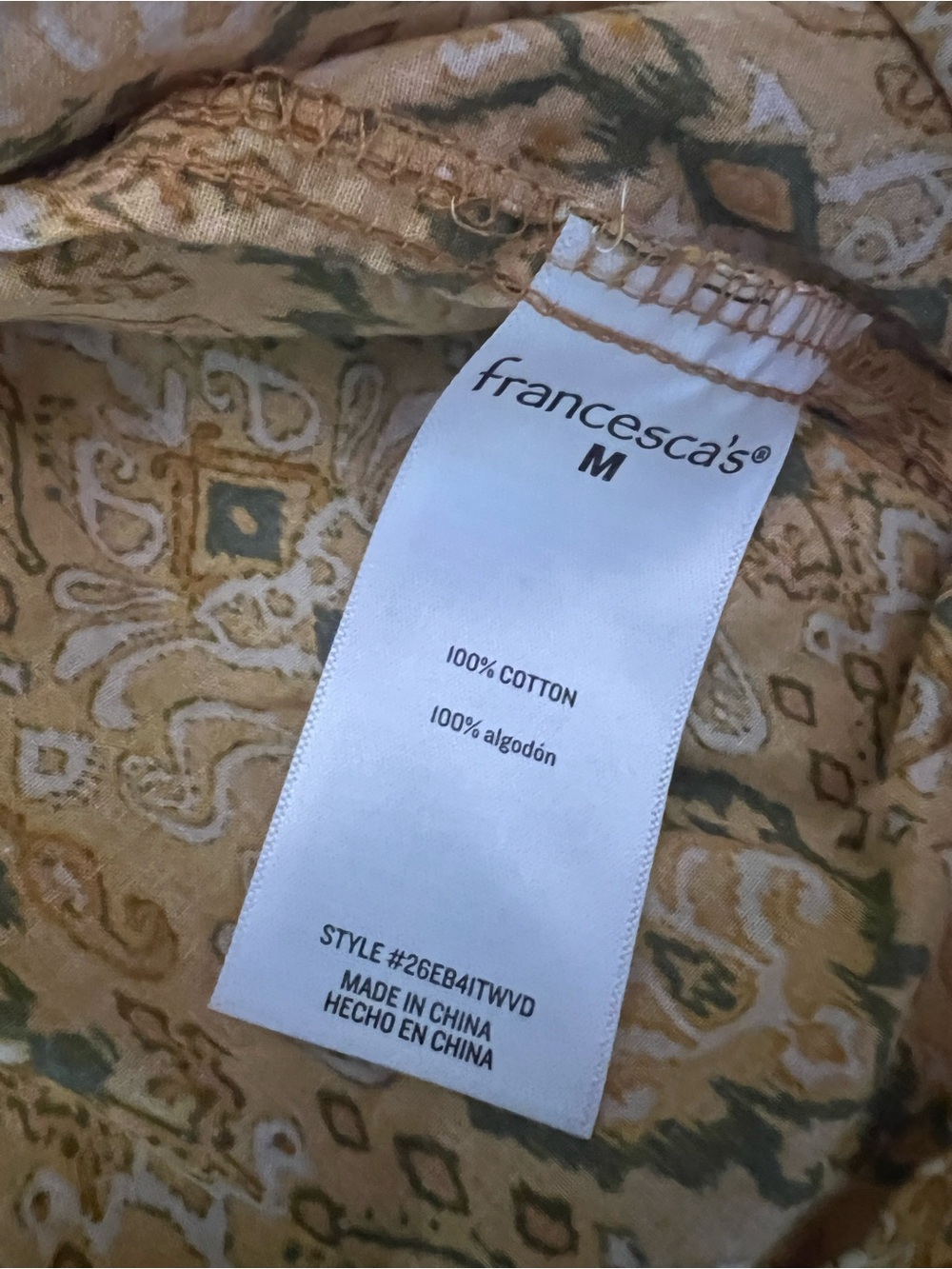 miami Yellow Tiered Patterned Spaghetti-Strap Sundress - Picture 5 of 16